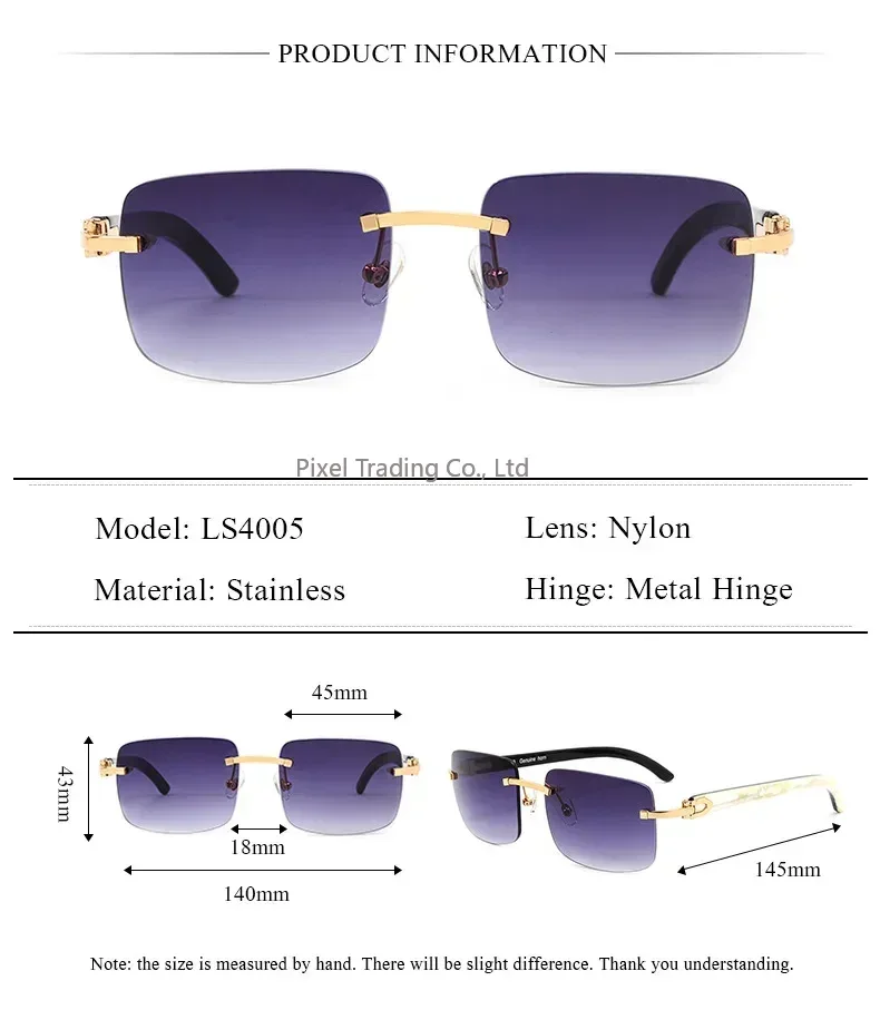 Sunglasses Uv400 - نظارات شمسية من ماركة كارتر، باللونين