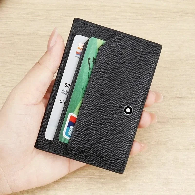 Leather Wallet Men - محفظة رجالية صغيرة من الجلد الصناعي