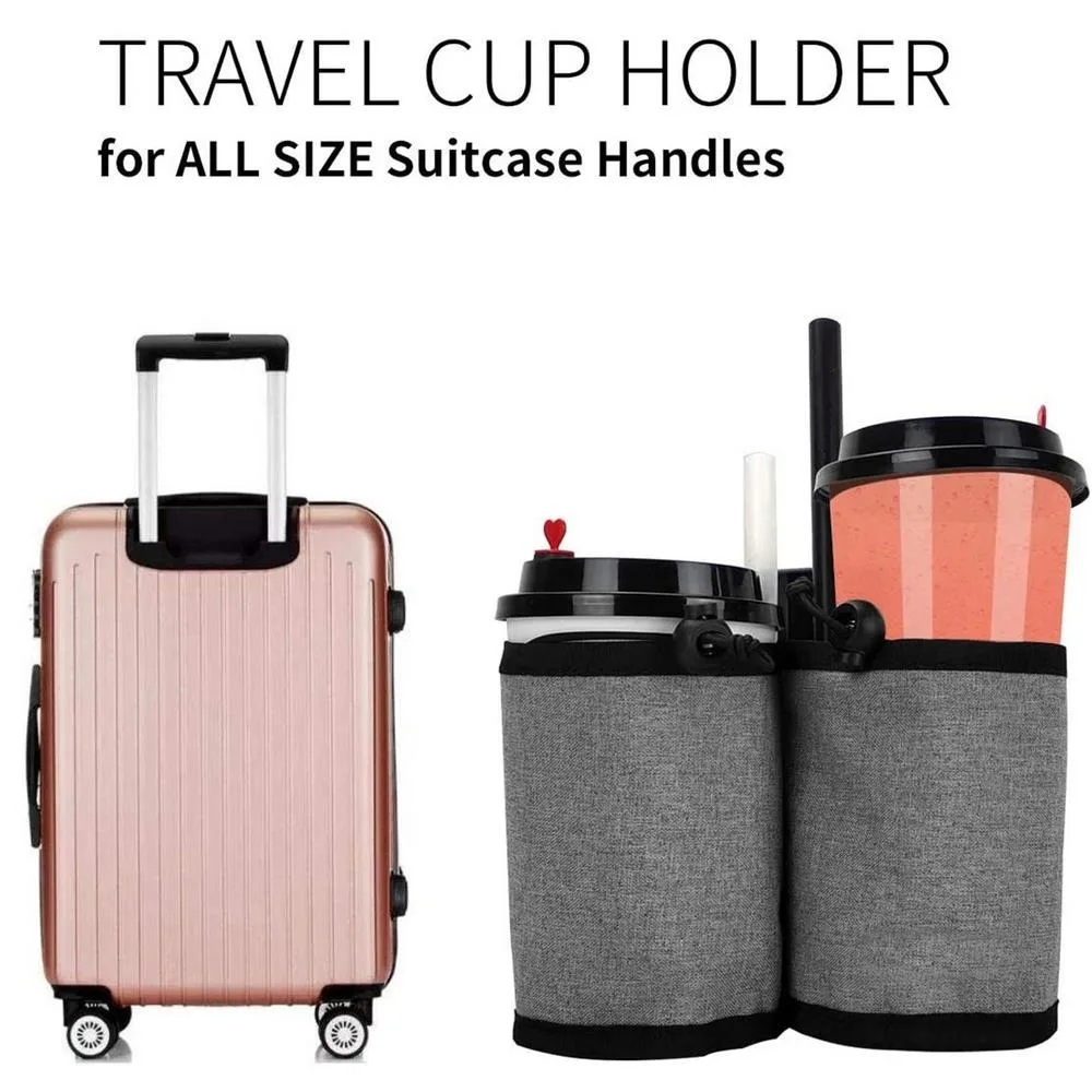 Travel Luggage Set - حامل زجاجات مياه جديد لمقابض الحقائب،