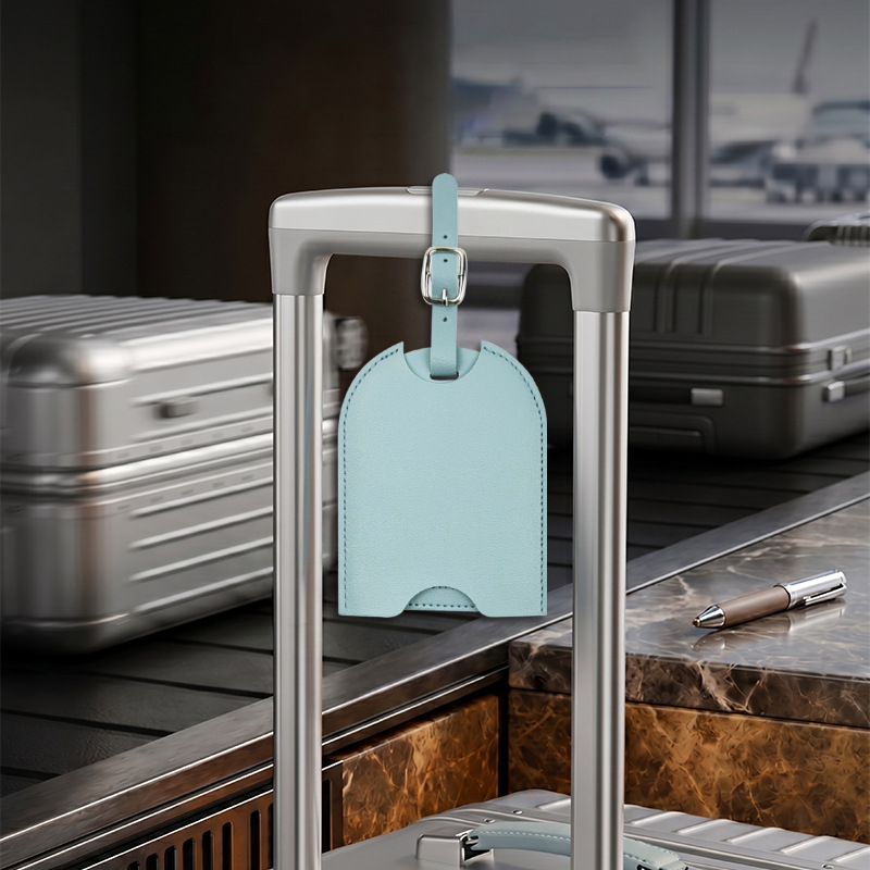 Travel Luggage Set - بطاقة أمتعة جلدية أنيقة للرجال والنساء
