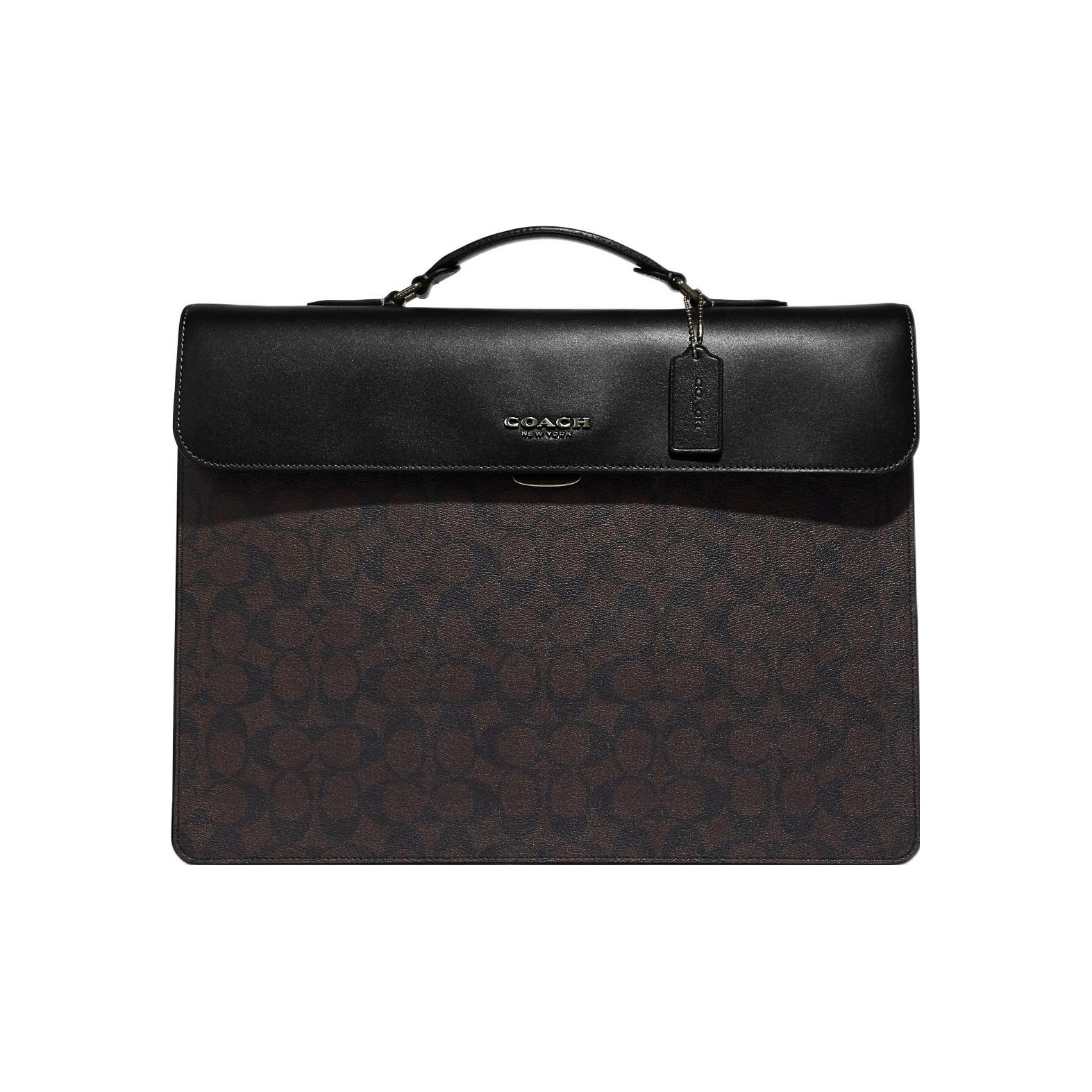 Leather Briefcase - حقيبة يد رجالية كبيرة من قماش