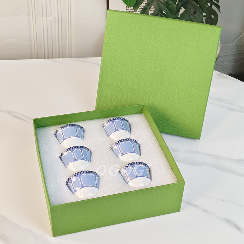 Luxury Gift Set - طقم فناجين قهوة إسبريسو وصحون سيراميك