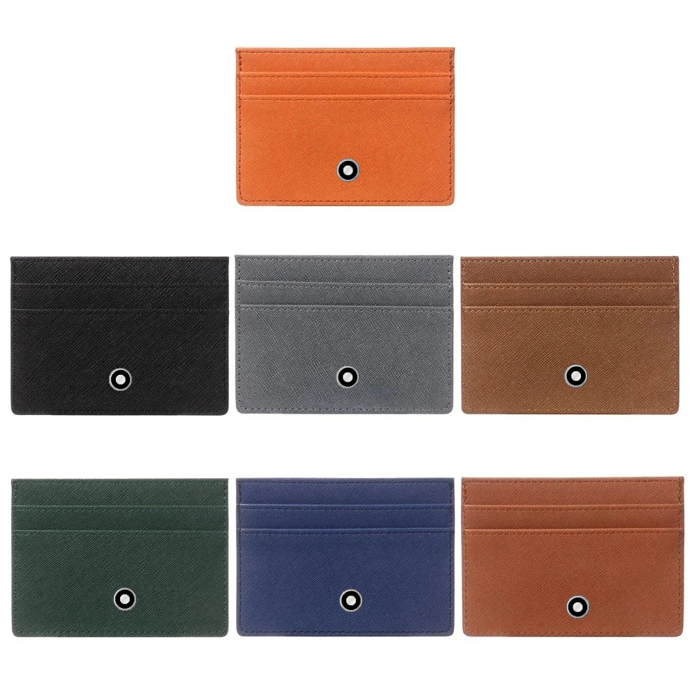 Leather Wallet Men - محافظ جلدية نحيفة للرجال والنساء بتصميم