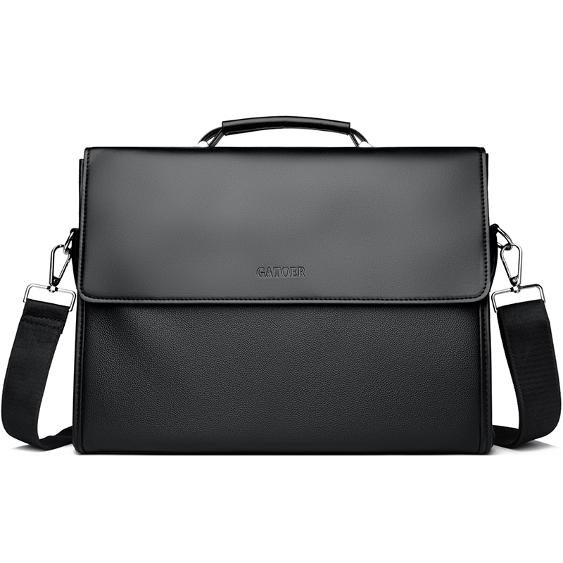 Leather Briefcase - حقيبة يد رجالية أنيقة للأعمال والاستخدام