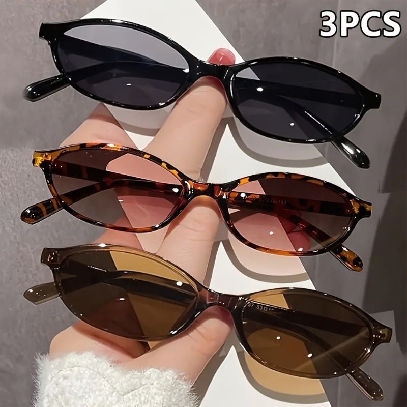 Sunglasses Uv400 - 1/3 زوج من النظارات الصغيرة العصرية