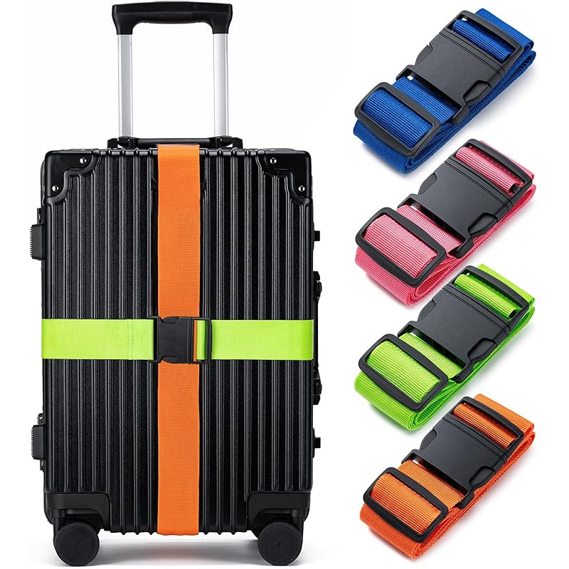 Travel Luggage Set - مجموعة أحزمة الأمتعة، حزام تثبيت الأمتعة،