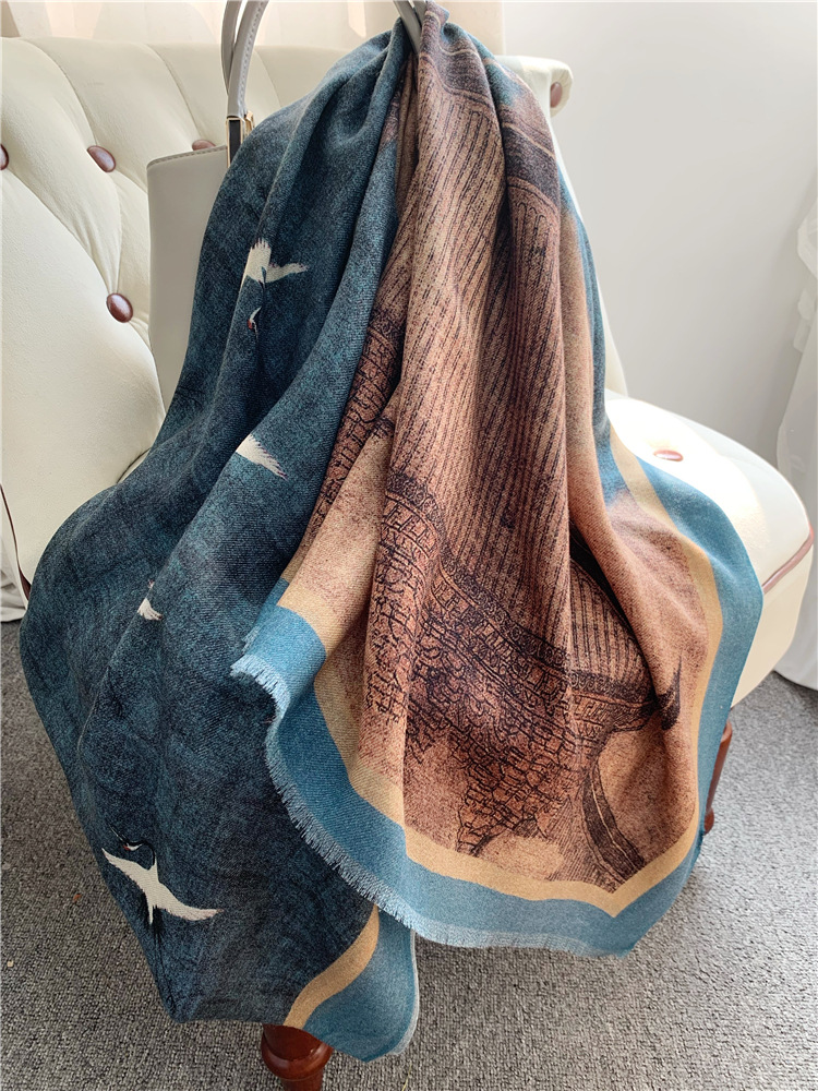الكشمير الخالص شرابات شالات سر - مراجعة Cashmere Scarf وسعره