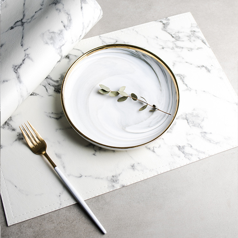 وسادة فاخرة عازلة للحرارة من ا - مراجعة Marble Coaster Set وسعره