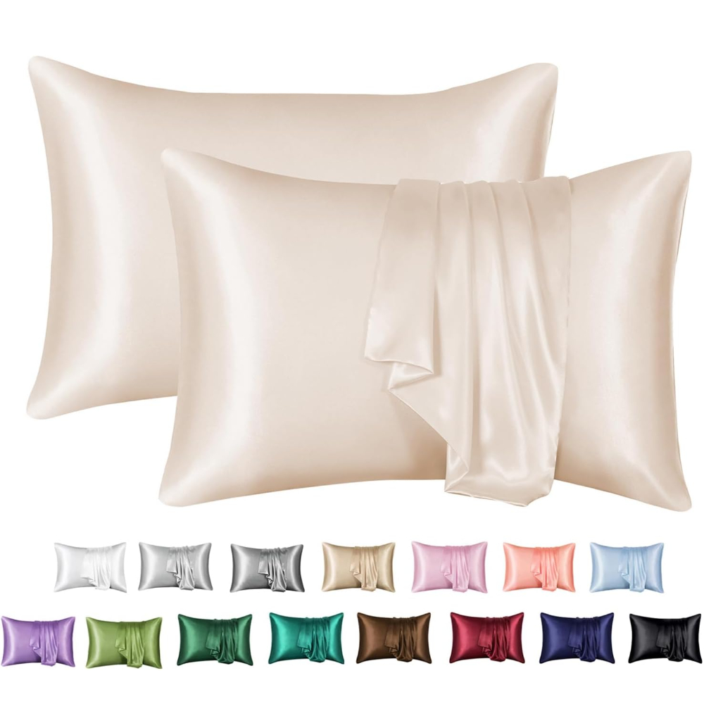 2 عبوة من كيس وسادة الساتان لل - مراجعة Silk Pillowcase وسعره