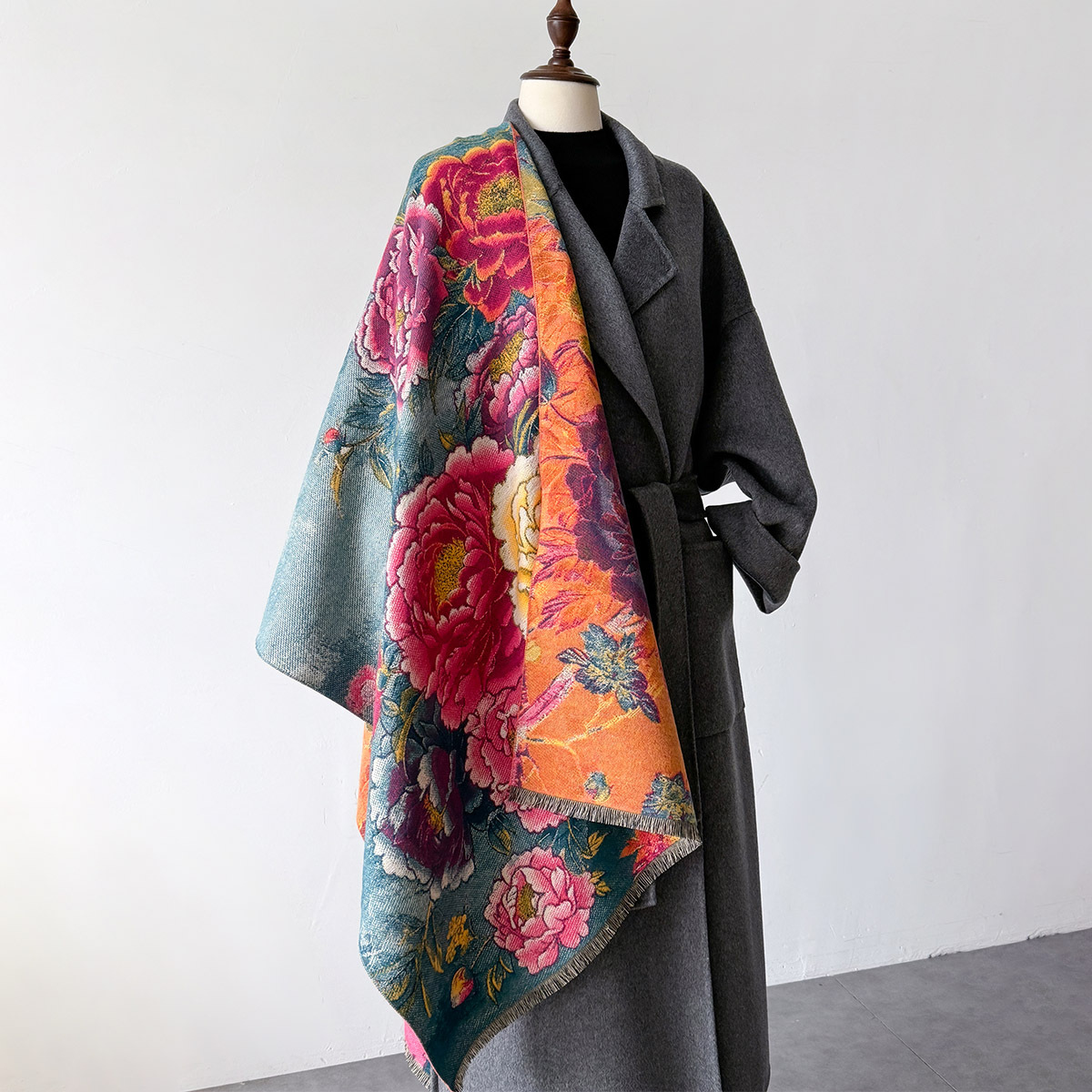 الدافئة الكشمير وشاح المرأة شا - مراجعة Cashmere Scarf وسعره