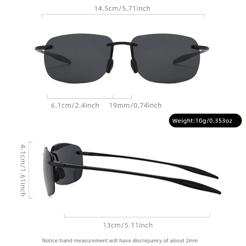 نظارات شمسية جديدة من نوع TR90 - مراجعة Sunglasses Uv400 وسعره