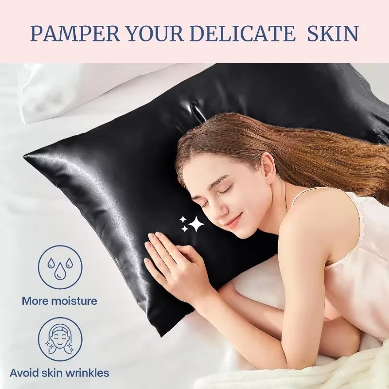 غطاء وسادة من الساتان متعدد ال - مراجعة Silk Pillowcase وسعره