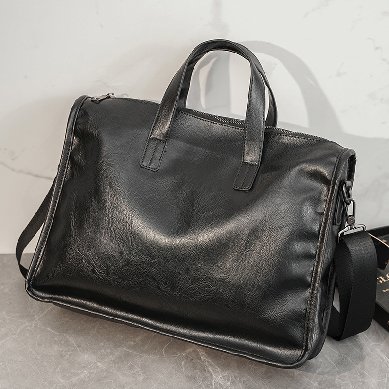 حقيبة يد رجالية غير رسمية للأع - مراجعة Leather Briefcase وسعره