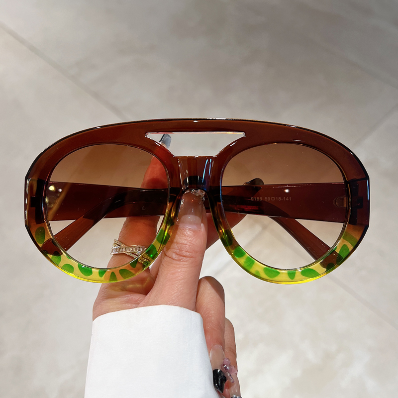 نظارات شمسية دائرية كبيرة الحج - مراجعة Sunglasses Uv400 وسعره