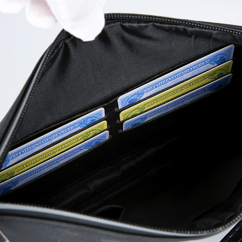 حقيبة يد رجالية من الجلد الصنا - مراجعة Leather Wallet Men وسعره