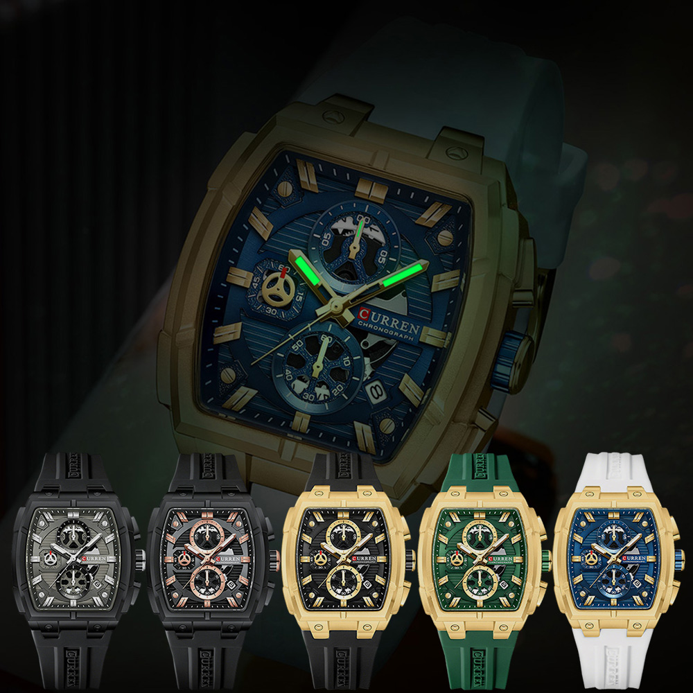 ساعة CURREN الفاخرة للرجال، سا - مراجعة Luxury Watch Men وسعره