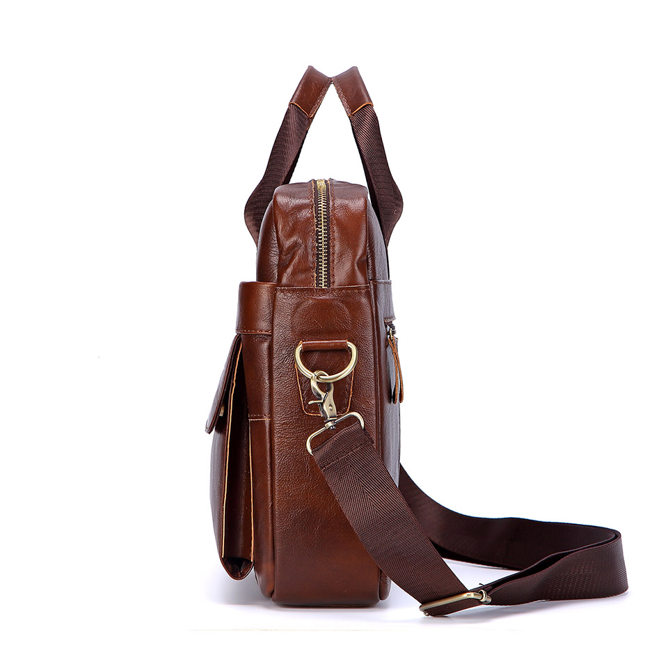 حقائب يد من الجلد الطبيعي للرج - مراجعة Leather Briefcase وسعره