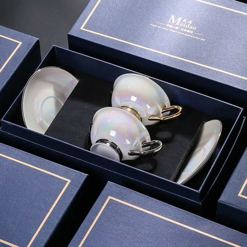 طقم أكواب قهوة لؤلؤية متألقة م - مراجعة Luxury Gift Set وسعره