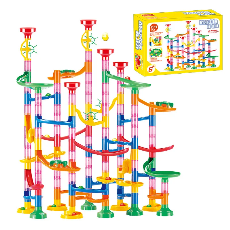 50-142 قطعة لعبة متاهة ثلاثية  - مراجعة Marble Coaster Set وسعره