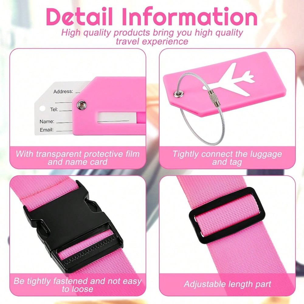 مجموعة حزام الأمتعة مع علامة ا - مراجعة Travel Luggage Set وسعره