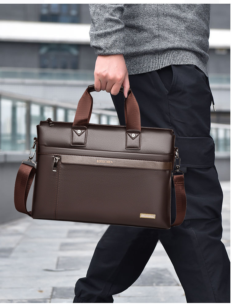 2026 العلامة التجارية الفاخرة  - مراجعة Leather Briefcase وسعره