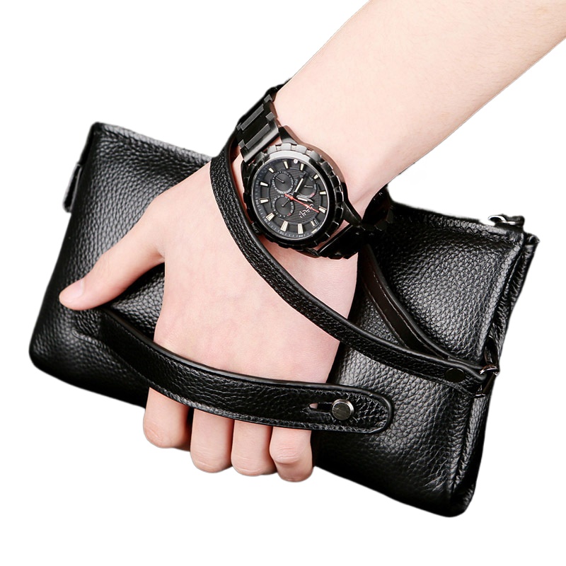 2025 حقيبة اليد الرجال جلد الب - مراجعة Leather Wallet Men وسعره