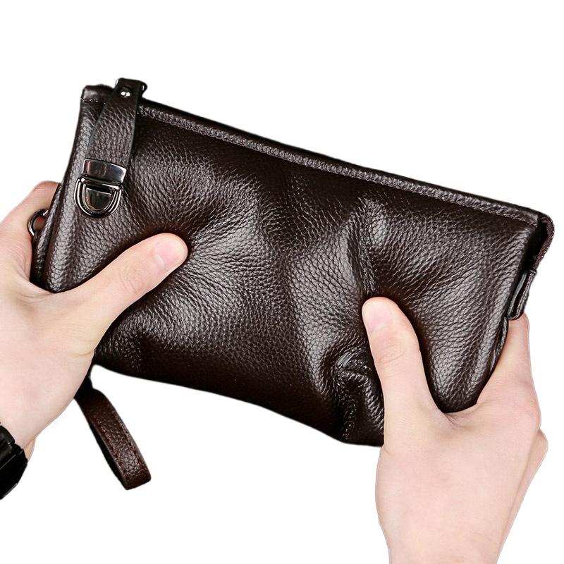 2025 حقيبة اليد الرجال جلد الب - مراجعة Leather Wallet Men وسعره