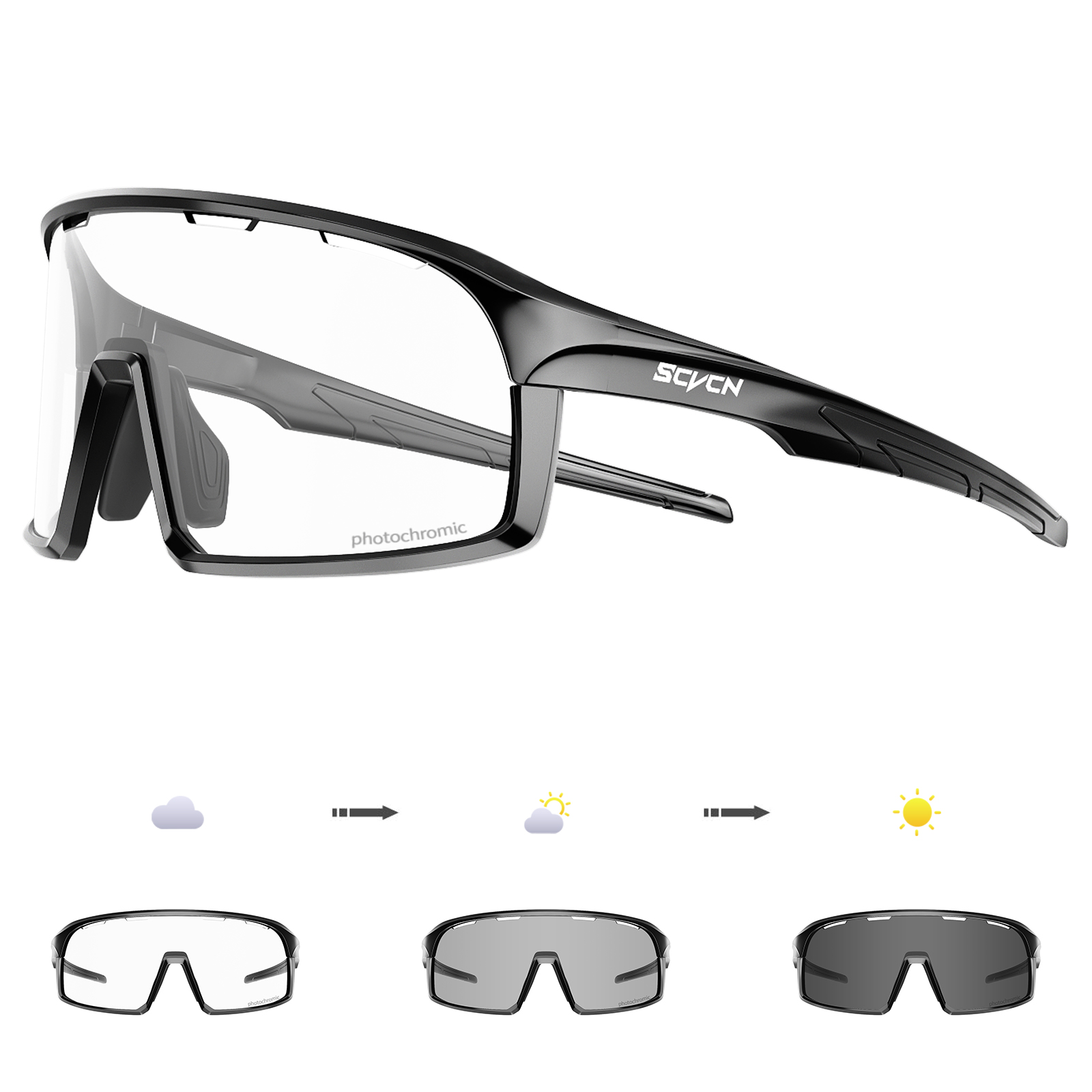 نظارات شمسية متغيرة اللون من S - مراجعة Sunglasses Uv400 وسعره