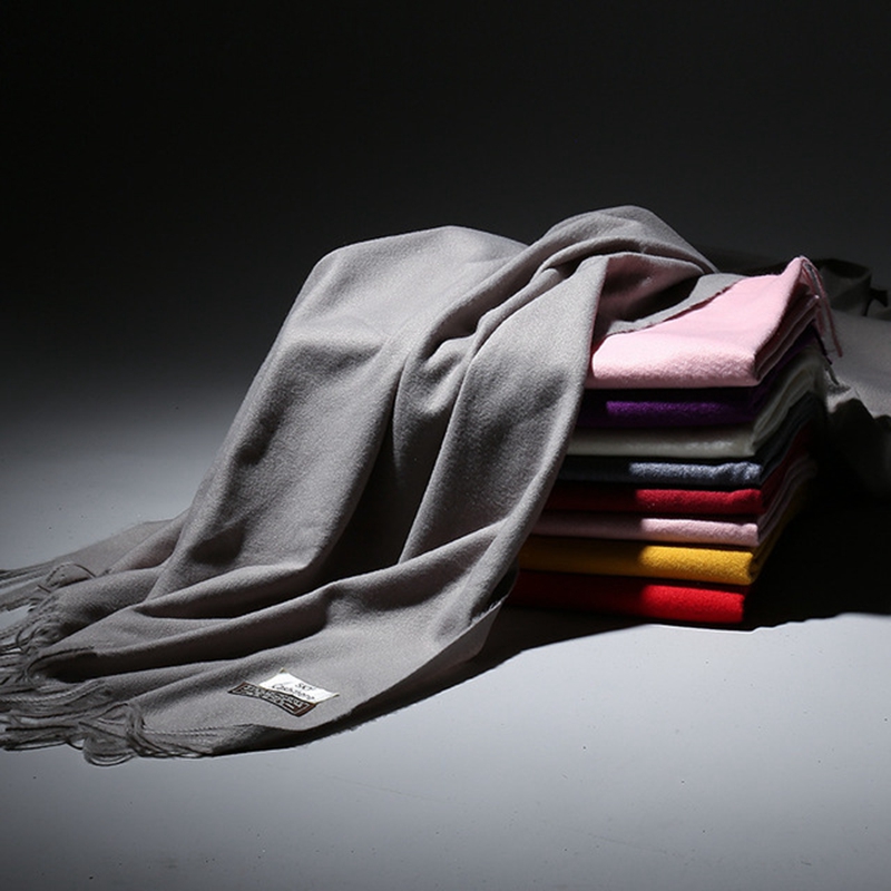 وشاح نسائي فاخر من الكشمير الص - مراجعة Cashmere Scarf وسعره