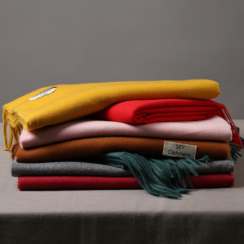 وشاح نسائي فاخر من الكشمير الص - مراجعة Cashmere Scarf وسعره