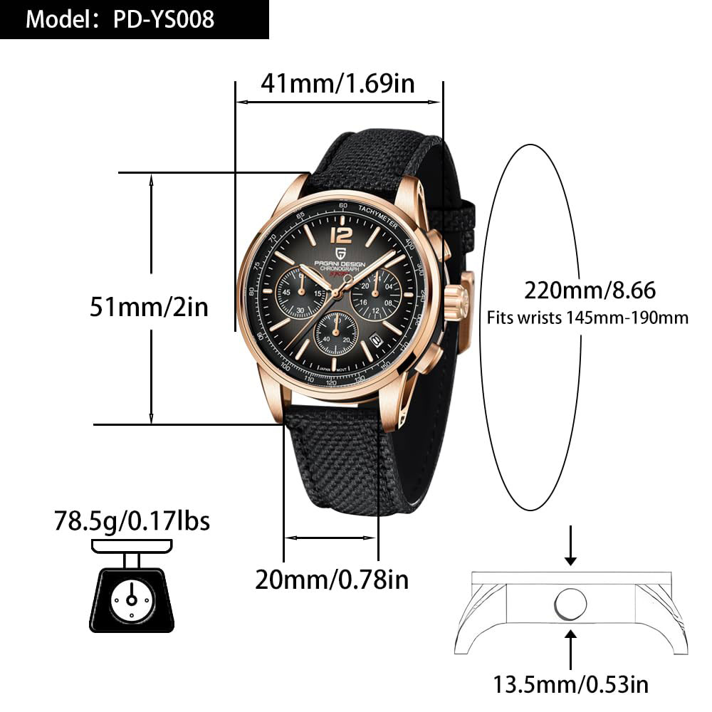 PAGANI تصميم جديد ساعة رجالي 4 - مراجعة Luxury Watch Men وسعره