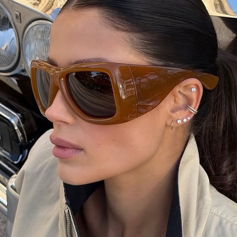 نظارات شمسية مربعة كبيرة الحجم - مراجعة Sunglasses Uv400 وسعره