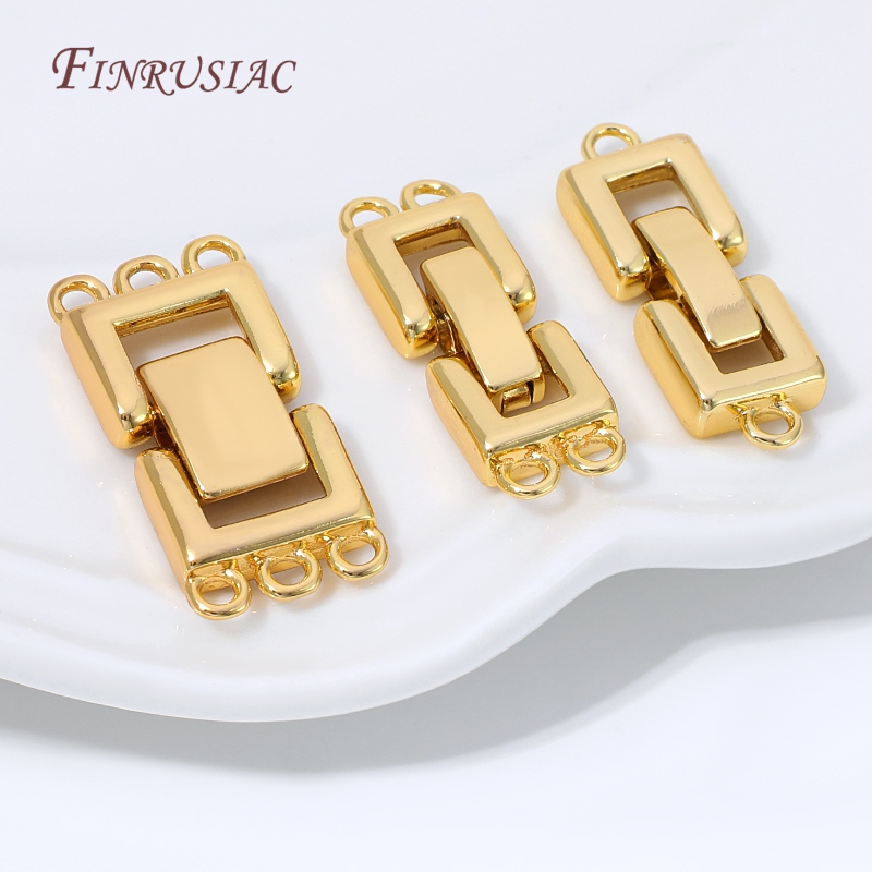 مشبك متعدد الطبقات مطلي بالذهب - مراجعة Gold Plated Jewelry وسعره