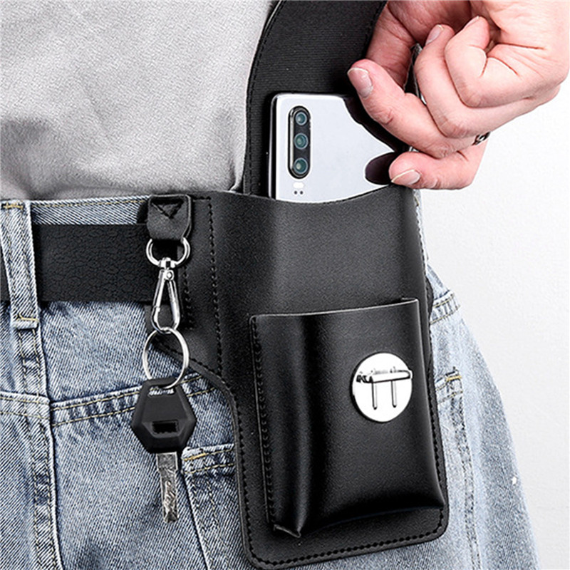 حقيبة بحزام الهاتف للرجال حقائ - مراجعة Leather Wallet Men وسعره