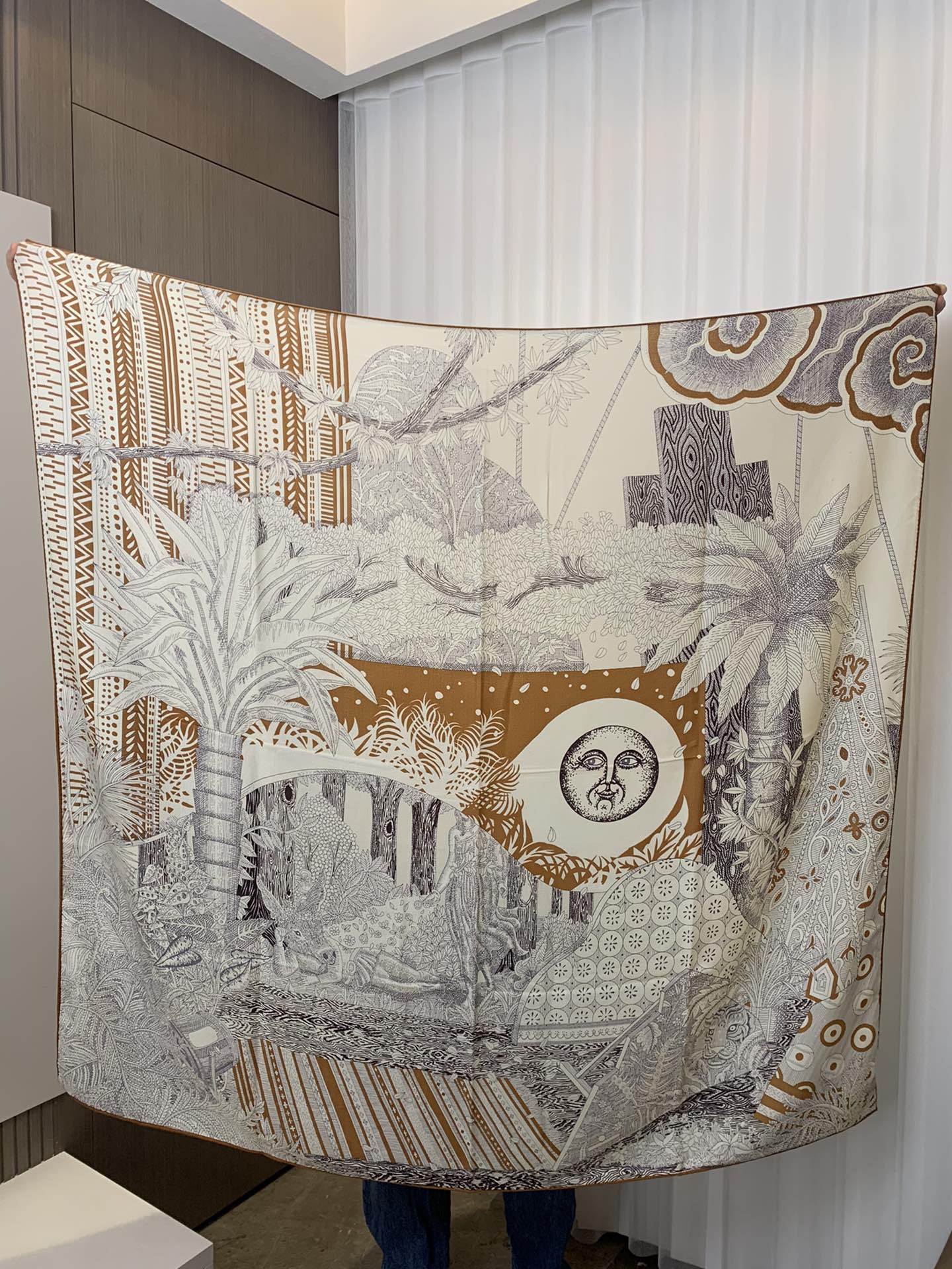 كبير مربع الحرير وشاح من الصوف - مراجعة Cashmere Scarf وسعره