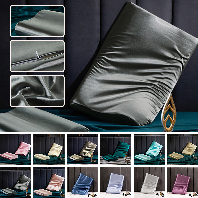 قطعتان من غطاء وسادة فاخر من ا - مراجعة Silk Pillowcase وسعره