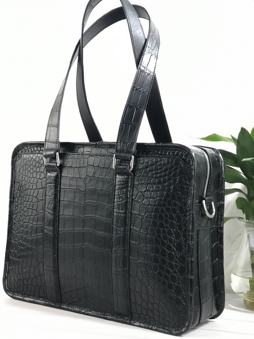 حقيبة لابتوب جديدة من جلد التم - مراجعة Leather Briefcase وسعره