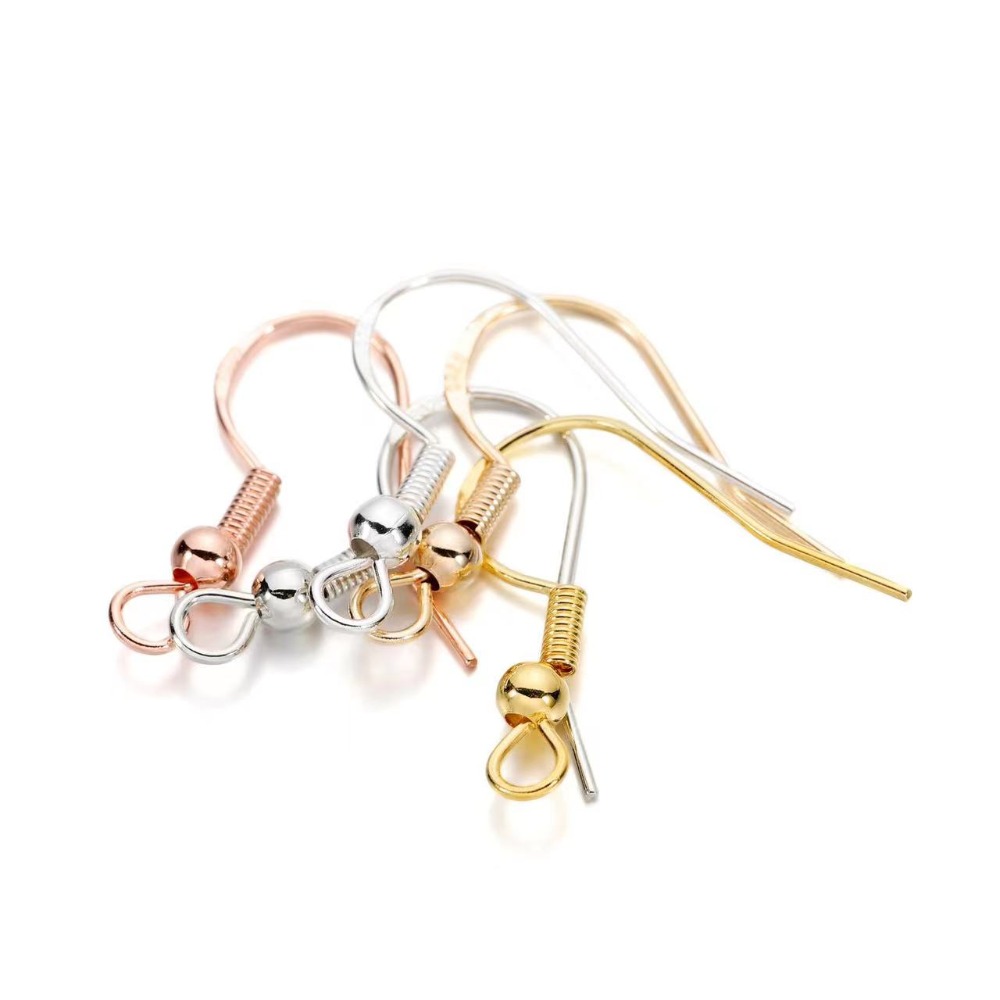 خطافات أقراط مطلية بالذهب 100  - مراجعة Gold Plated Jewelry وسعره