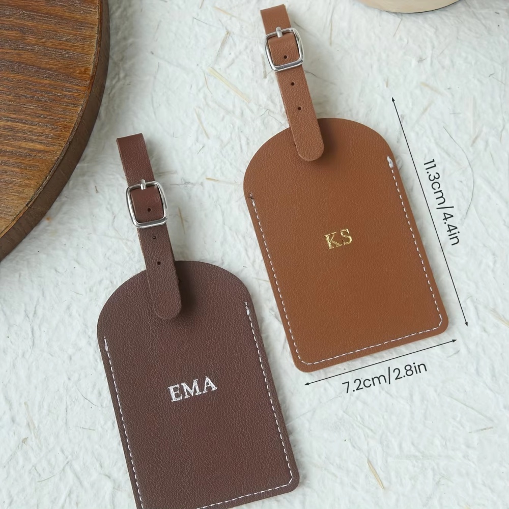 بطاقة أمتعة مخصصة من الجلد الن - مراجعة Leather Briefcase وسعره