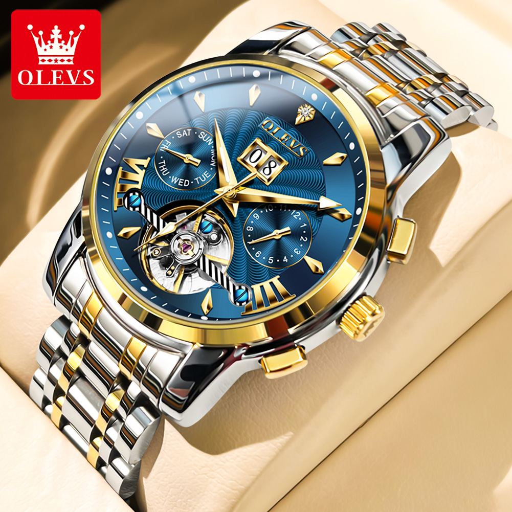 ساعات رجالية OLEVS فاخرة عصرية - مراجعة Luxury Watch Men وسعره