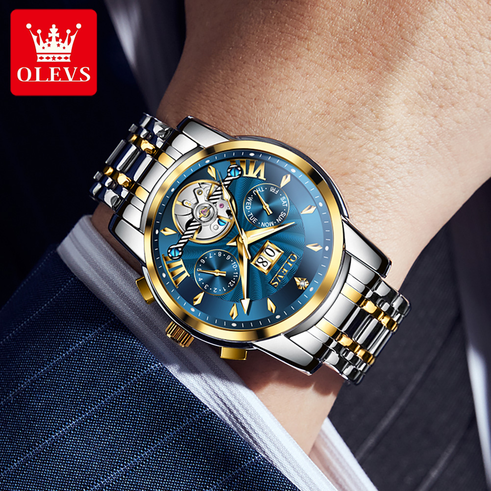 ساعات رجالية OLEVS فاخرة عصرية - مراجعة Luxury Watch Men وسعره