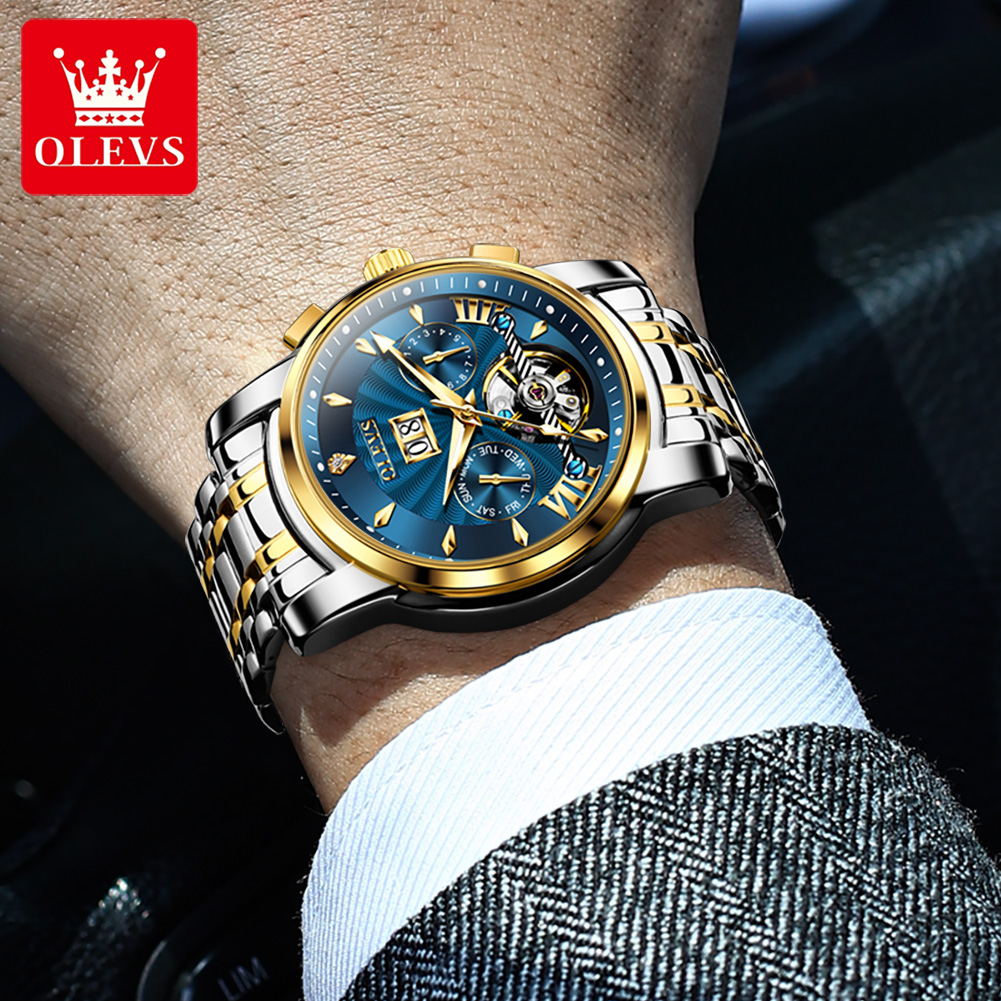 ساعات رجالية OLEVS فاخرة عصرية - مراجعة Luxury Watch Men وسعره