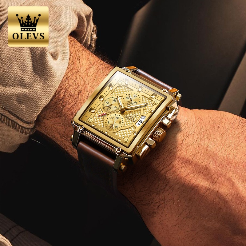 ساعات رجالية من ماركة OLEVS مق - مراجعة Luxury Watch Men وسعره